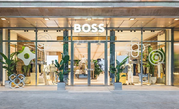 Außenansicht des BOSS Stores in Barcelona (Foto)